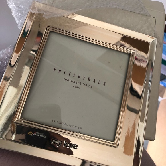 Pottery Barn Other - COPY - Pottery barn frame color gold new 4x4